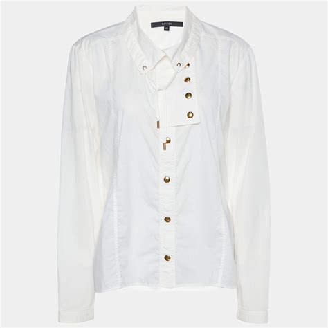 gucci long sleeve cotton dress shirt|gucci inspired long sleeve.